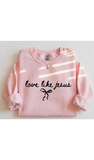 Love Like Jesus Bow Sweatshirt