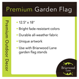 ‘Spring Bunny Trio’ Decorative Flag