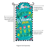 ‘Welcome Spring Bunny’ Decorative Banner Flag