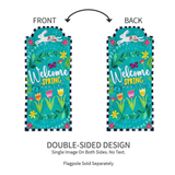 ‘Welcome Spring Bunny’ Decorative Banner Flag