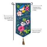 ‘Welcome Home Songbirds’ Decorative Banner Flag