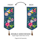 ‘Welcome Home Songbirds’ Decorative Banner Flag