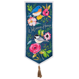‘Welcome Home Songbirds’ Decorative Banner Flag
