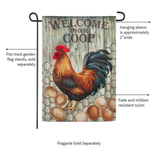 ‘Welcome to Our Coop’ Decorative Flag