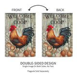 ‘Welcome to Our Coop’ Decorative Flag