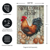 ‘Welcome to Our Coop’ Decorative Flag