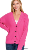Zenana Sweater Cardigan, Assorted Colors