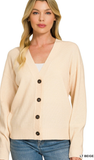 Zenana Sweater Cardigan, Assorted Colors