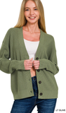 Zenana Sweater Cardigan, Assorted Colors