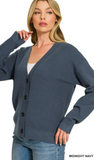 Zenana Sweater Cardigan, Assorted Colors