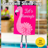 ‘Let’s Flamingle’ Decorative Flag