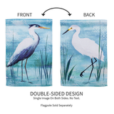‘Blue Heron REVERSIBLE’ Decorative Flag