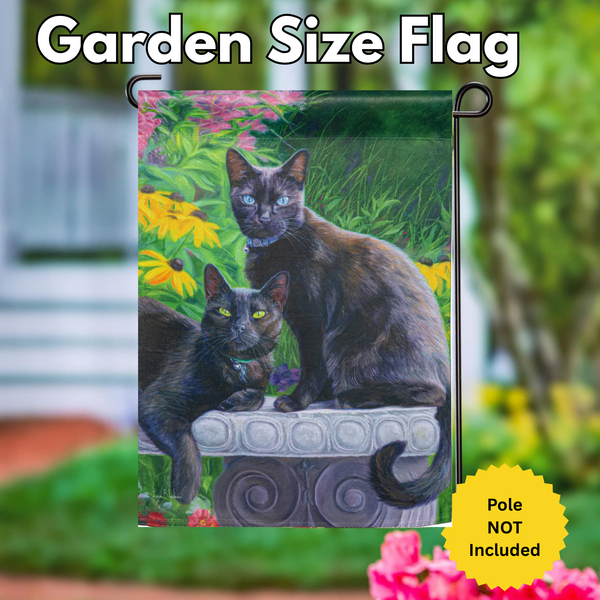 Black Beauties Decorative Flag - Thumbnail 4