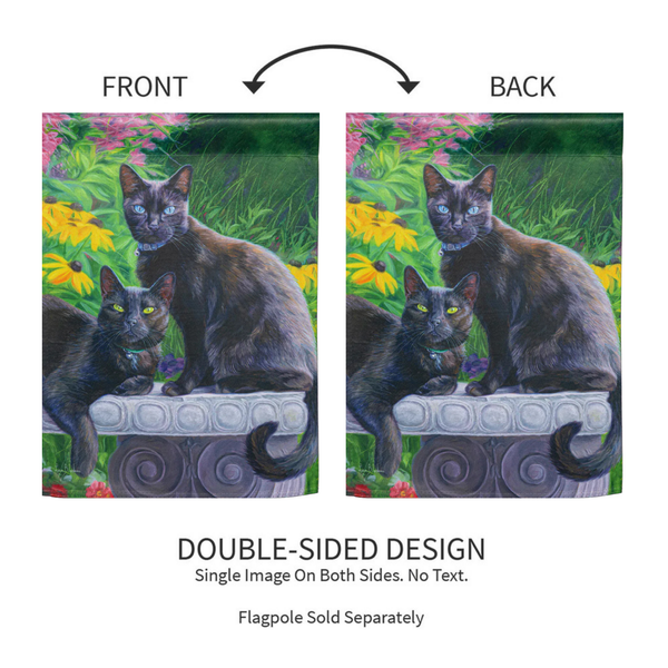 Black Beauties Decorative Flag - Thumbnail 3