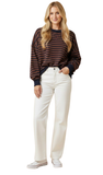 Heimish Striped Pullover Sweatshirt, Assorted Colors