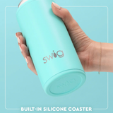 Swig “Mardi Gras Bows” 12oz Skinny Can Cooler