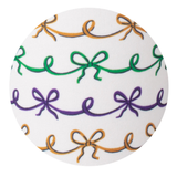 Swig “Mardi Gras Bows” Medium Iced Cup Coolie