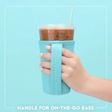 Swig “Mardi Gras Bows” Medium Iced Cup Coolie