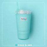 Swig “Mardi Gras Bows” Large Iced Cup Coolie