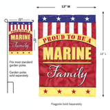 ‘Marine Family’ Decorative Flag