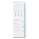 Swig “Bunny Trail” Straw Topper Set