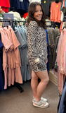 LDC Leopard Long Sleeve Short Set