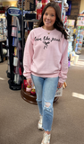Love Like Jesus Bow Sweatshirt