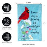‘Cardinal Memorial’ Decorative Flag