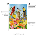 ‘Spring Fence Friends’ Decorative Flag