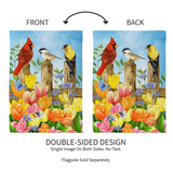 ‘Spring Fence Friends’ Decorative Flag