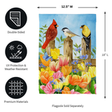 ‘Spring Fence Friends’ Decorative Flag