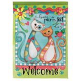 ‘Purr-fect Day’ Decorative Flag
