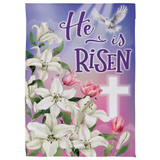 ‘He is Risen Easter Dove’ Decorative Flag