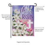 ‘He is Risen Easter Dove’ Decorative Flag