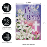 ‘He is Risen Easter Dove’ Decorative Flag
