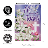 ‘He is Risen Easter Dove’ Decorative Flag