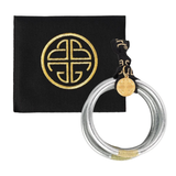 BuDha Girl, Moon All Weather Bangle Set/4, Serenity Prayer