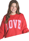 LULU MAC Sweatshirt ‘Red / Pink Gingham’ LOVE