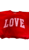LULU MAC Sweatshirt ‘Red / Pink Gingham’ LOVE