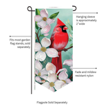 ‘Cardinal & Dogwoods’ Decorative Banner Flag