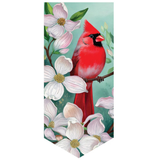 ‘Cardinal & Dogwoods’ Decorative Banner Flag