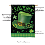 ‘St. Patrick’s Day Hat’ Decorative Flag