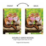 ‘Valentine Chipmunks’ Decorative Flag