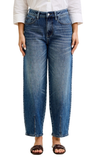 JUDY BLUE, High Waisted R.M. Barrel w/ Dart Detailing Jeans