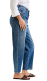 JUDY BLUE, High Waisted R.M. Barrel w/ Dart Detailing Jeans
