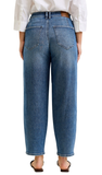 JUDY BLUE, High Waisted R.M. Barrel w/ Dart Detailing Jeans