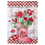 ‘Be Mine Mason Jar’ Decorative Flag