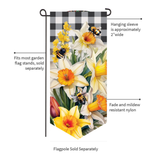 ‘Buttercup Plaid Pattern’ Decorative Banner Flag
