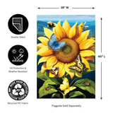 ‘Sunflower Dance’ Decorative Flag