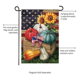 ‘Patriotic Pumpkins’ Decorative Flag